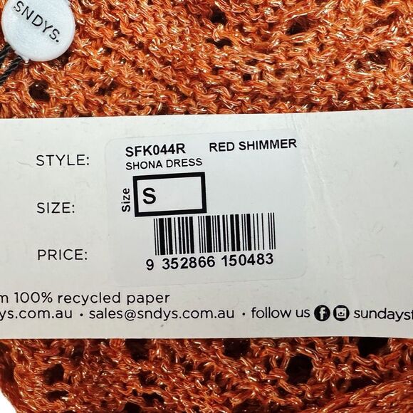 SNDYS x REVOLVE Shona Crochet Maxi / Cover-Up Dress - Size Small - Picture 7 of 7